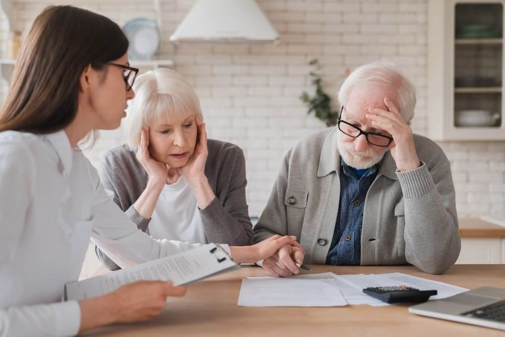 Elderly Couple With Attorney Stressed Trying To Contest A Will In California